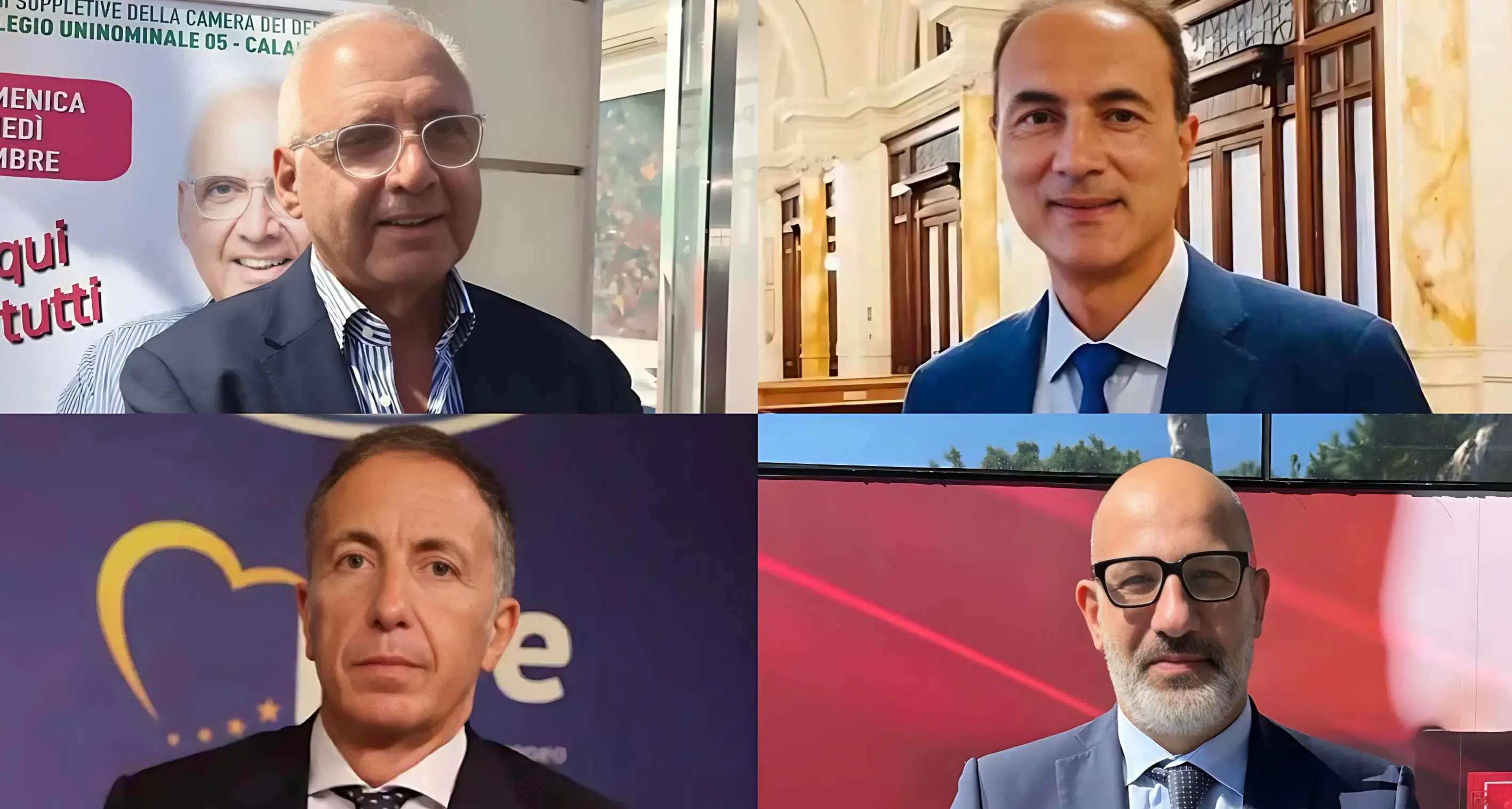 Suppletive Reggio Calabria, quattro candidati e quattro storie: la parola passa agli elettori\n