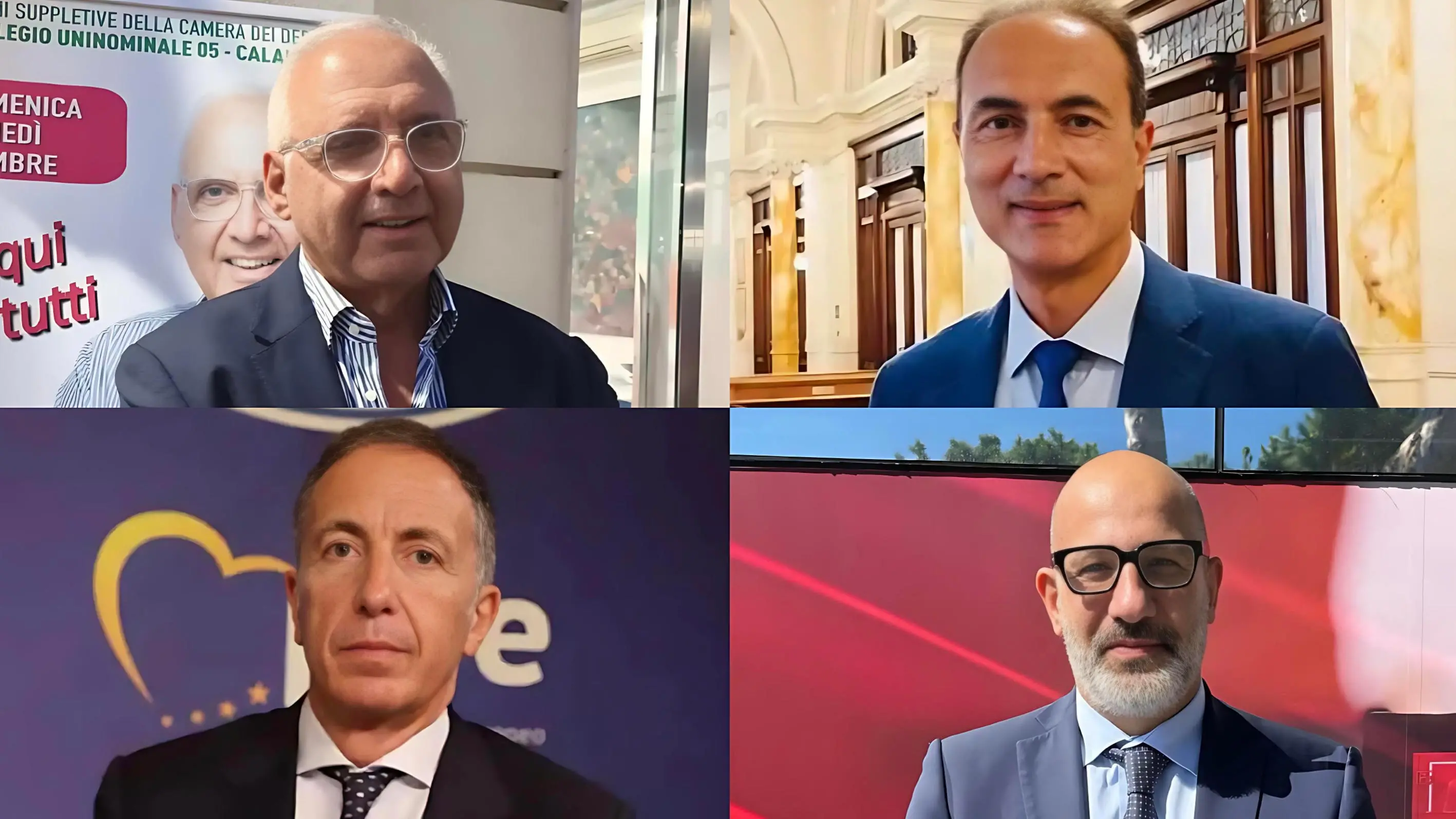 Suppletive Reggio Calabria, quattro candidati e quattro storie: la parola passa agli elettori\n