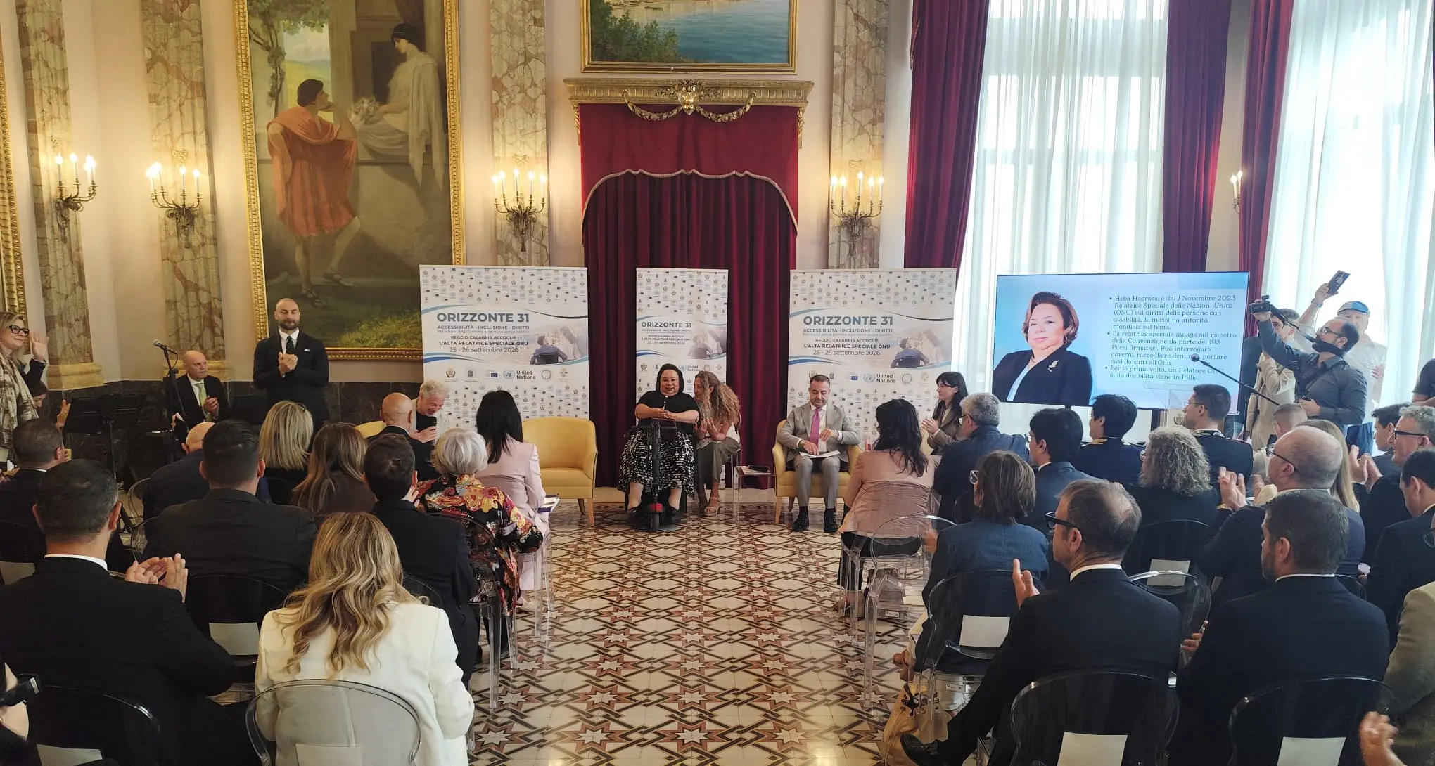 Disabilità e diritti, Reggio accoglie Heba Hagrass e Cannizzaro rilancia: «Città diventi esempio oltre i confini nazionali»\n
