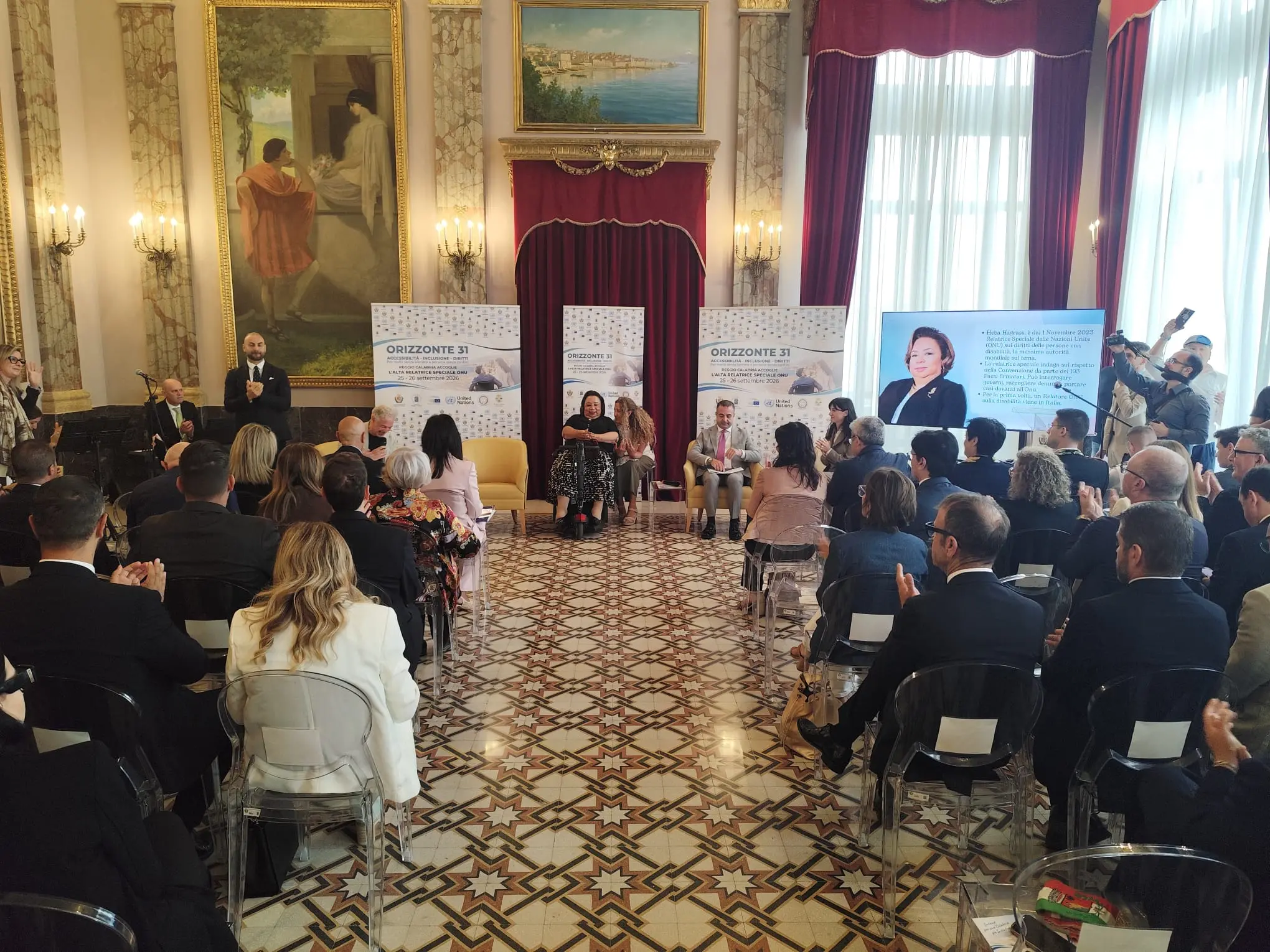 Disabilità e diritti, Reggio accoglie Heba Hagrass e Cannizzaro rilancia: «Città diventi esempio oltre i confini nazionali»\n