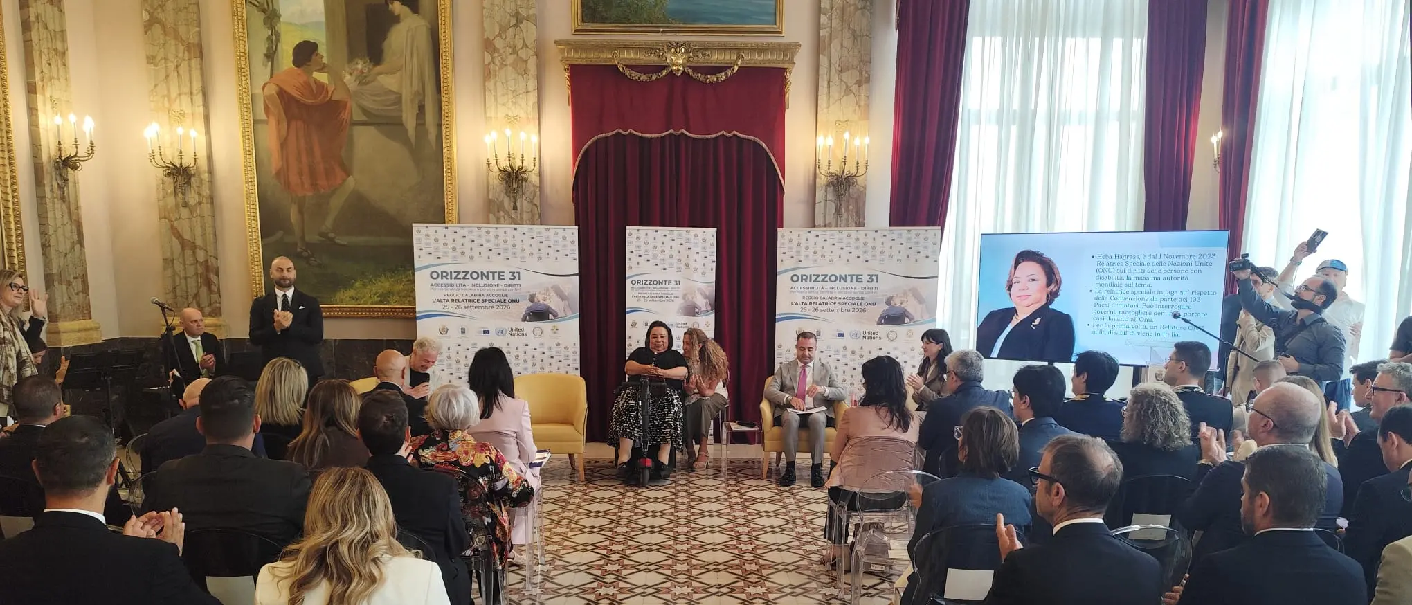 Disabilità e diritti, Reggio accoglie Heba Hagrass e Cannizzaro rilancia: «Città diventi esempio oltre i confini nazionali»\n