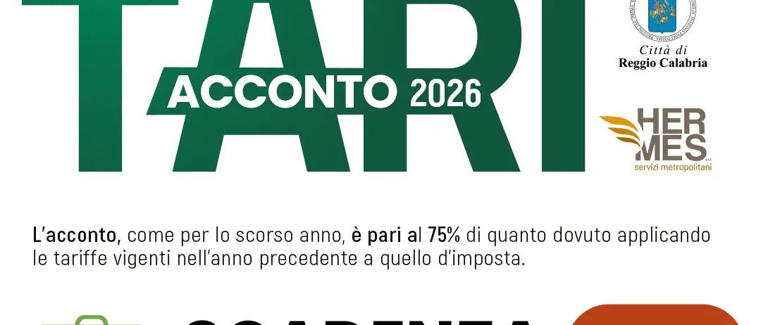 Tari\u00A02026, il 30 settembre scade la terza rata dell’acconto\n
