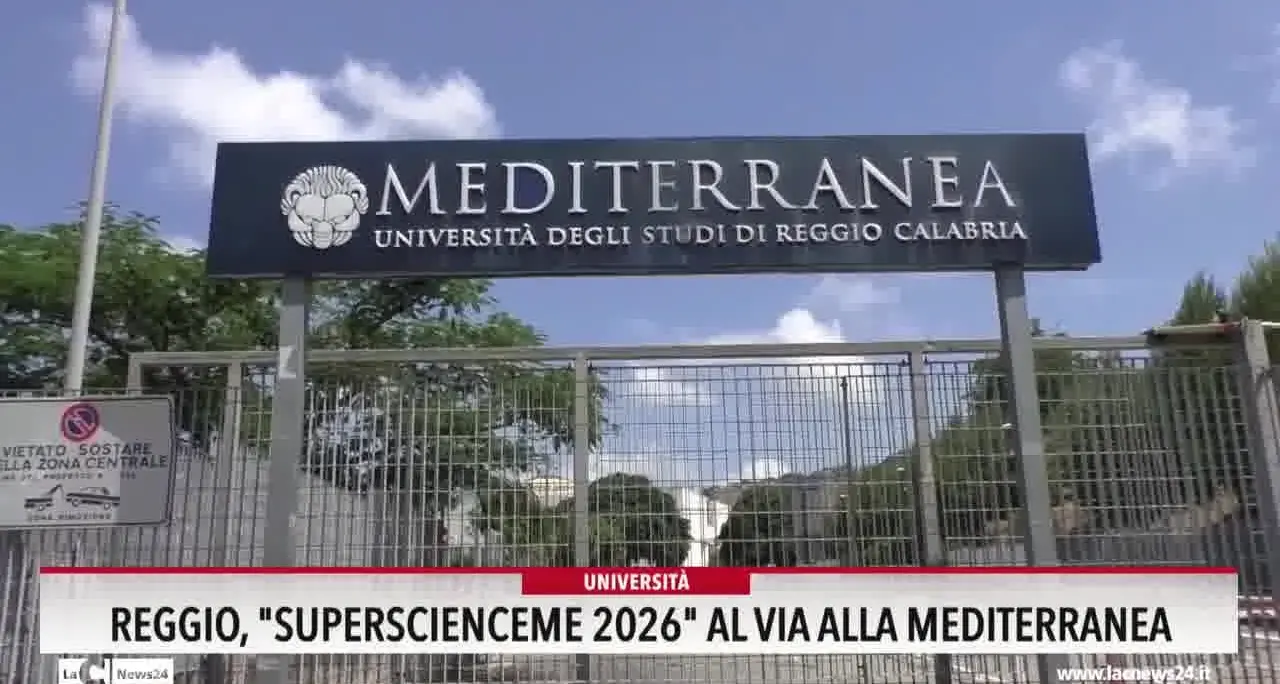 Reggio, \"Superscienceme 2026\" al via alla Mediterranea