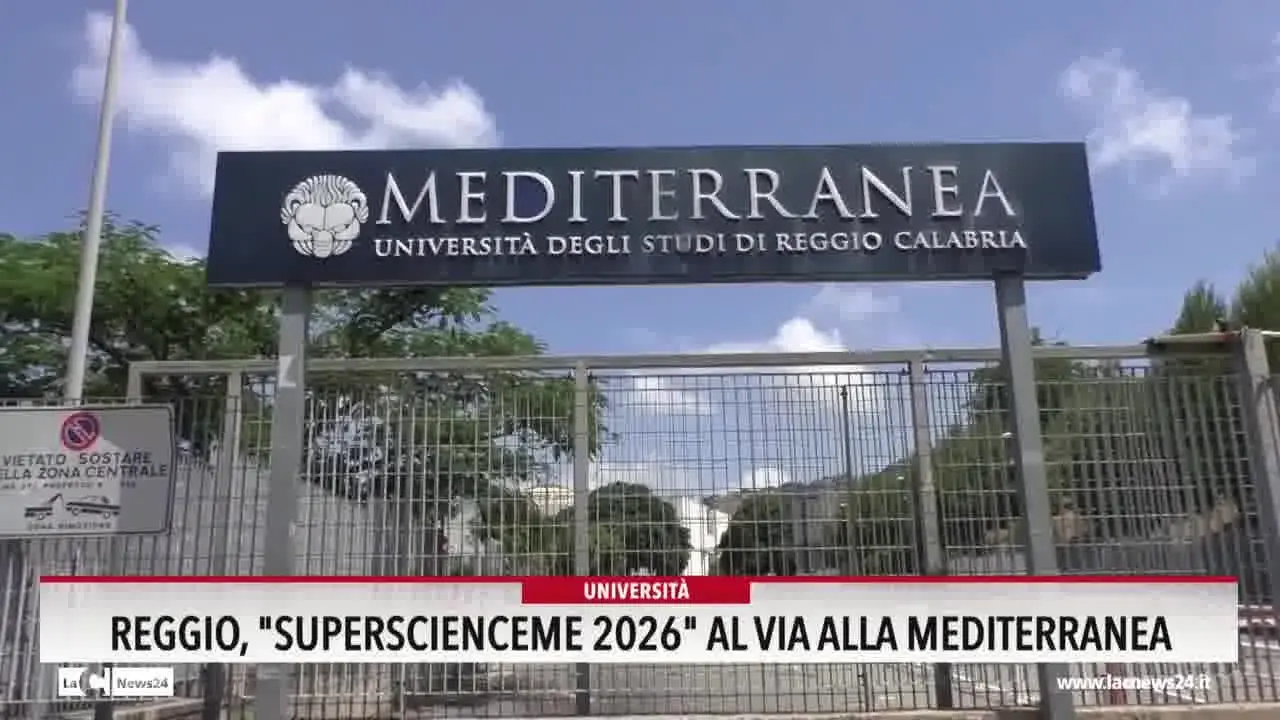 Reggio, \"Superscienceme 2026\" al via alla Mediterranea