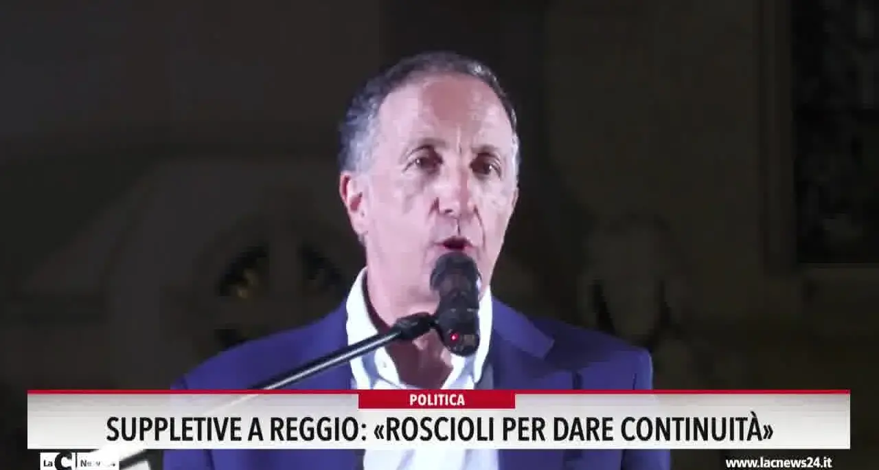 Suppletive a Reggio: «Roscioli per dare continuità»