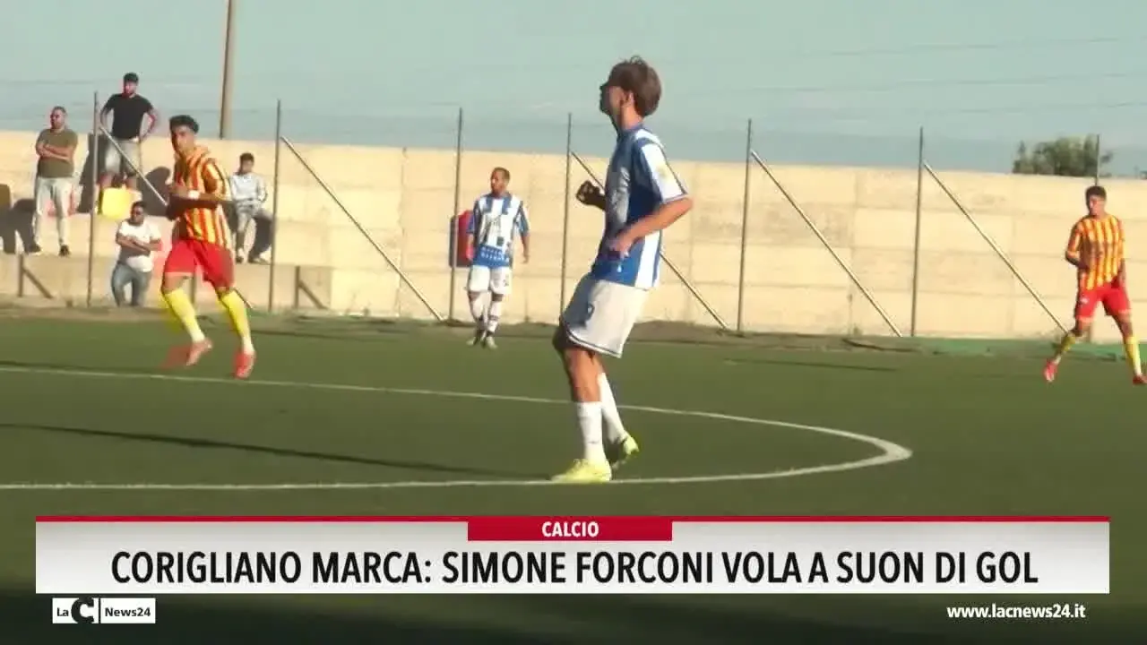 Corigliano Marca: Simone Forconi vola a suon di gol