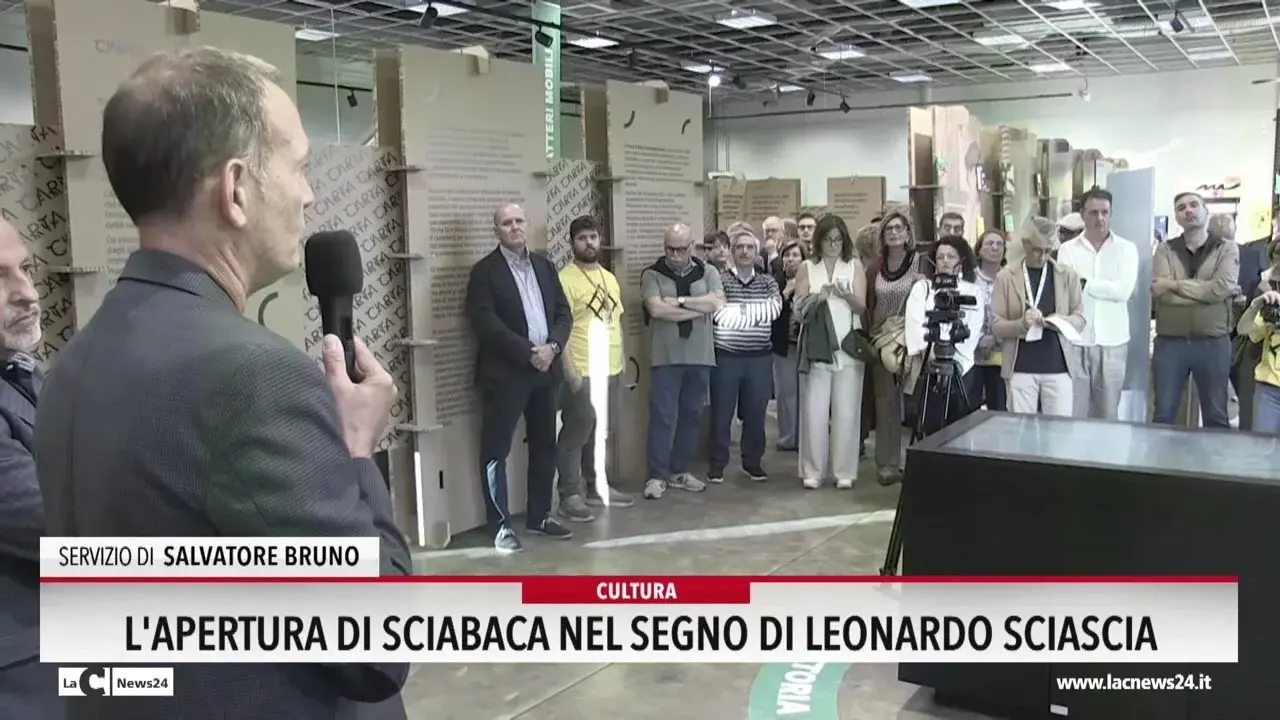 L'apertura di Sciabaca nel segno di Leonardo Sciascia