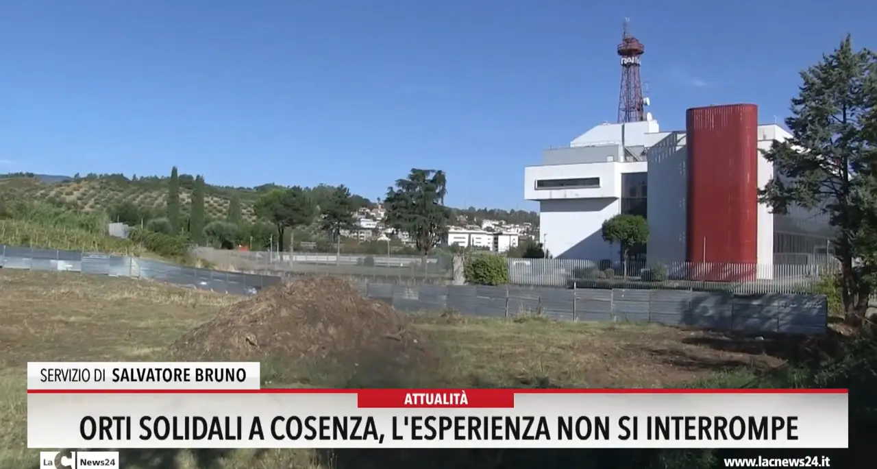 Orti solidali a Cosenza, l'esperienza non si interrompe