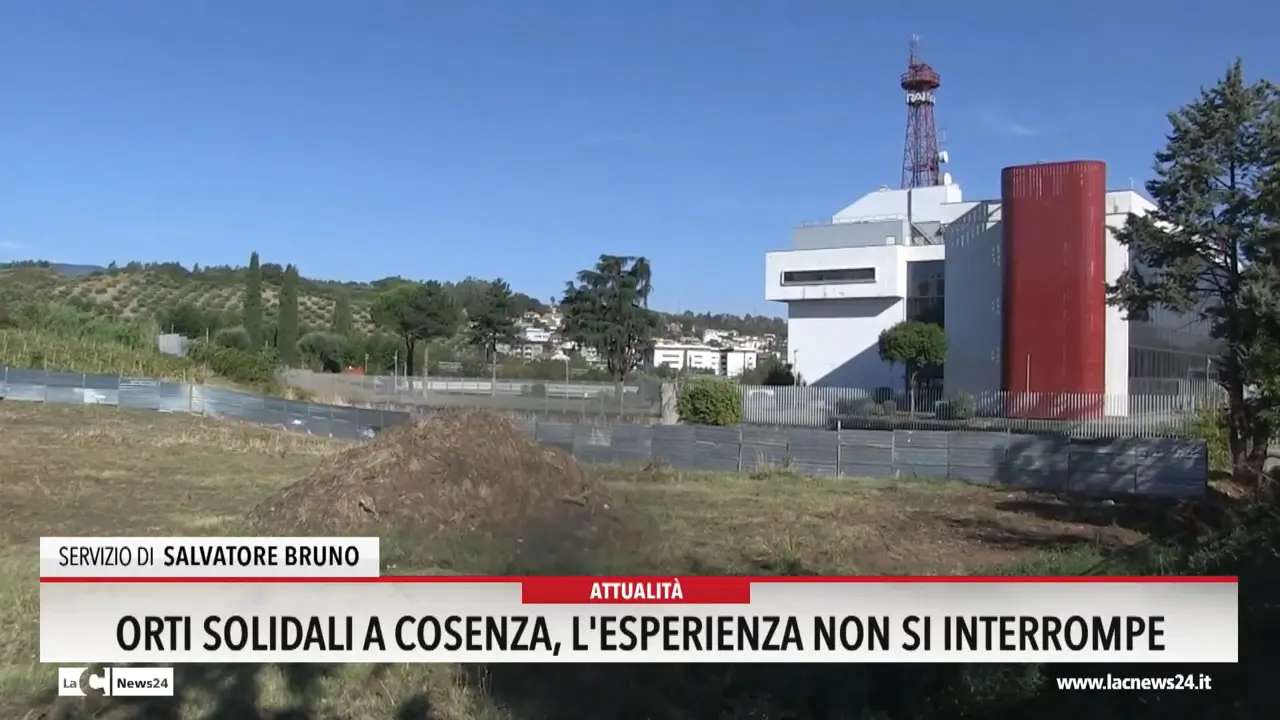 Orti solidali a Cosenza, l'esperienza non si interrompe