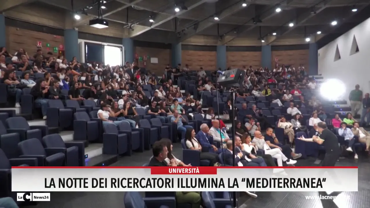 La notte dei ricercatori illumina la Mediterranea