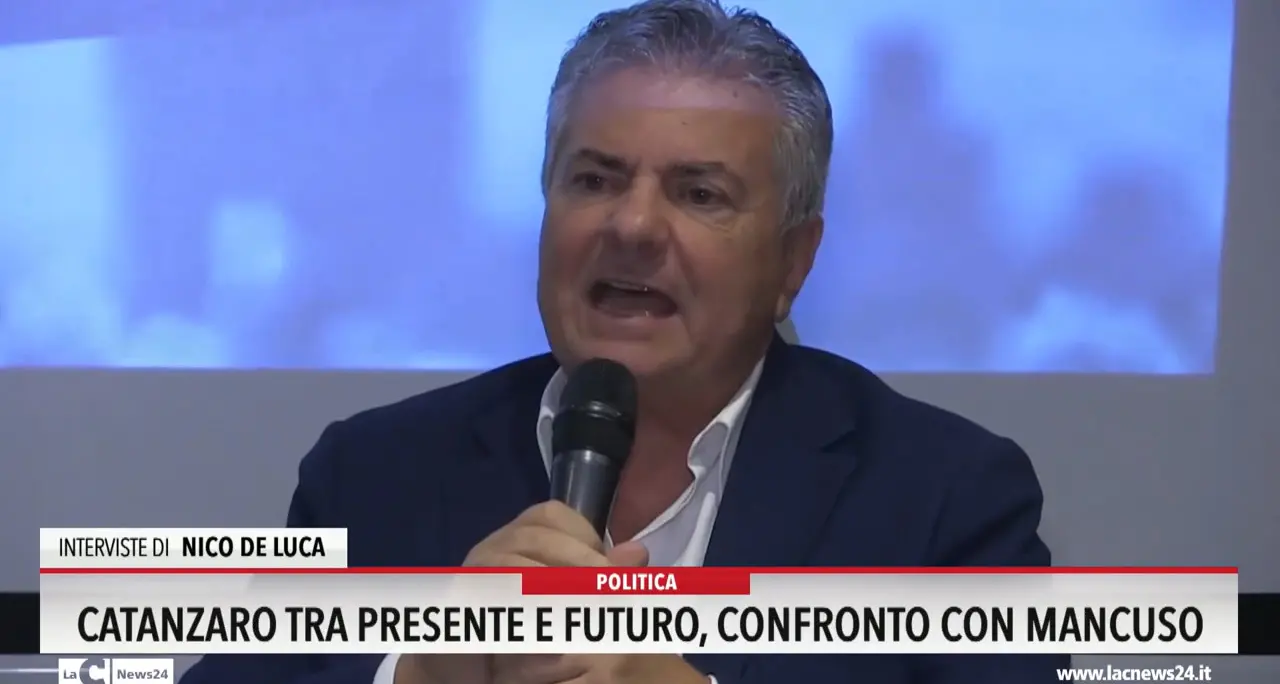 Catanzaro tra presente e futuro, confronto con Mancuso