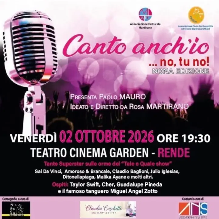 Musiche, trasformazioni e risate per una grande causa: torna “Canto anch’io, no tu no”!\n