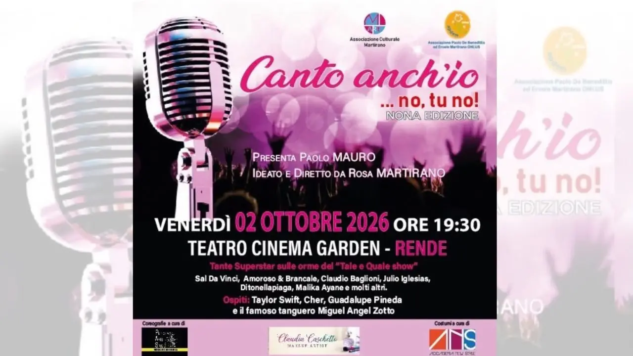 Musiche, trasformazioni e risate per una grande causa: torna “Canto anch’io, no tu no”!\n
