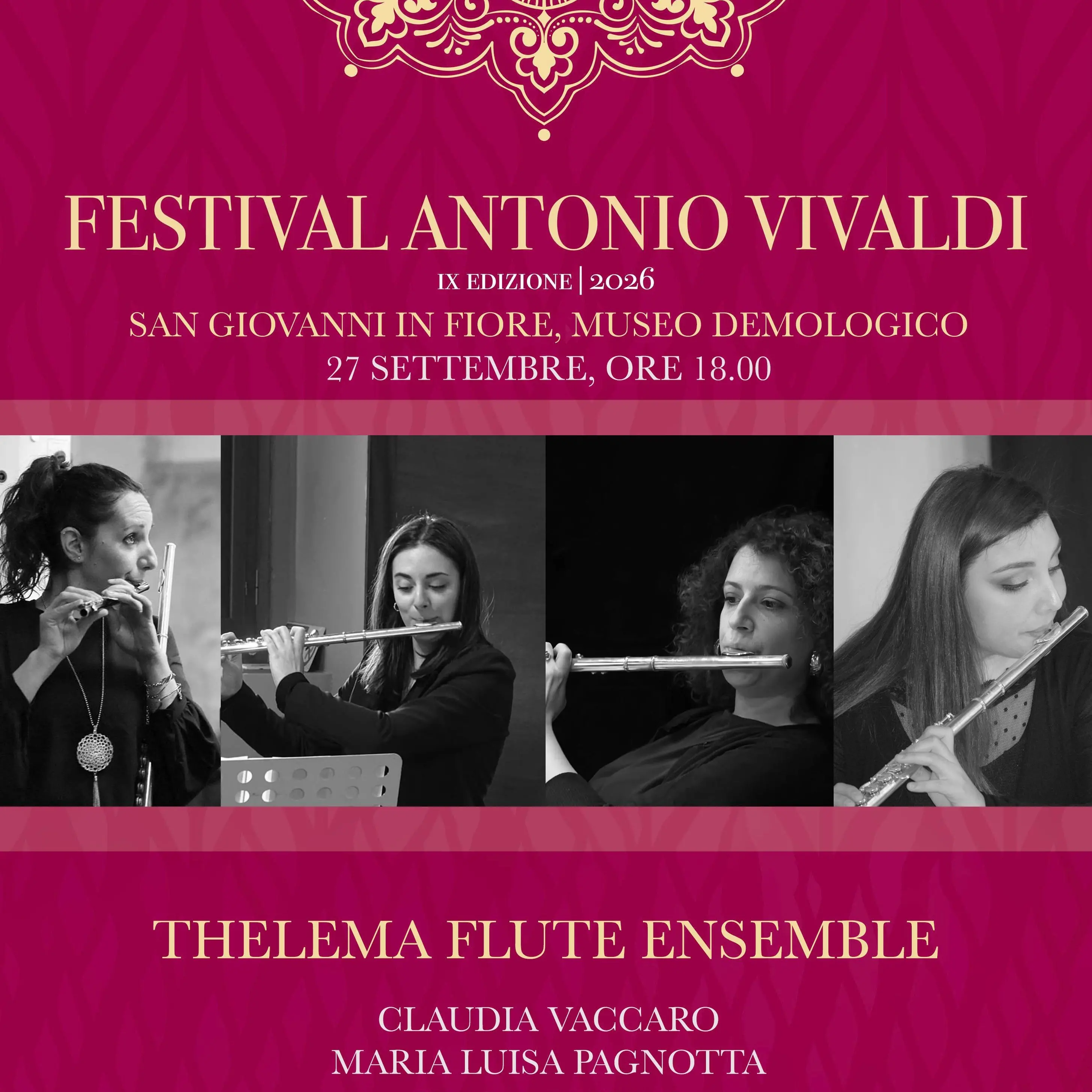 Al via la IX edizione del Festival Antonio Vivaldi:\u00A0il concerto inaugurale a San Giovanni in Fiore\n
