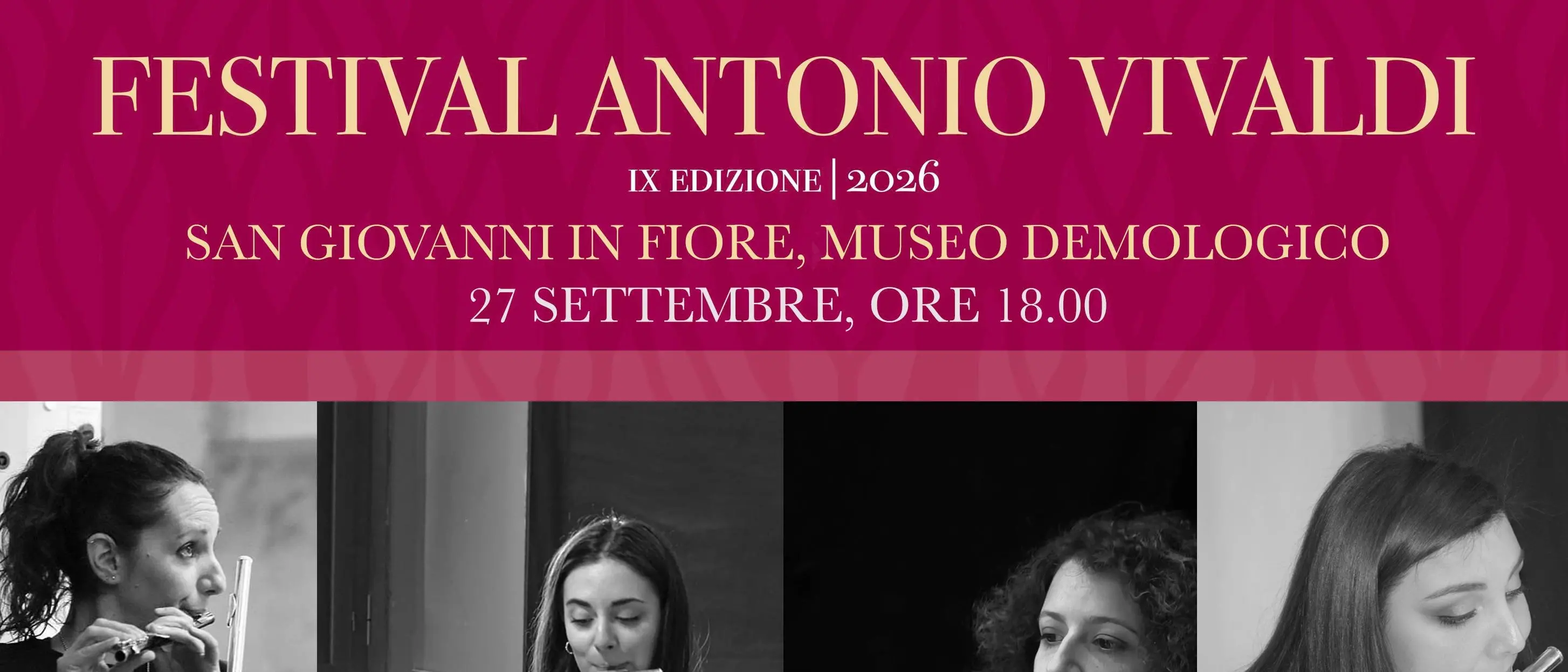 Al via la IX edizione del Festival Antonio Vivaldi:\u00A0il concerto inaugurale a San Giovanni in Fiore\n