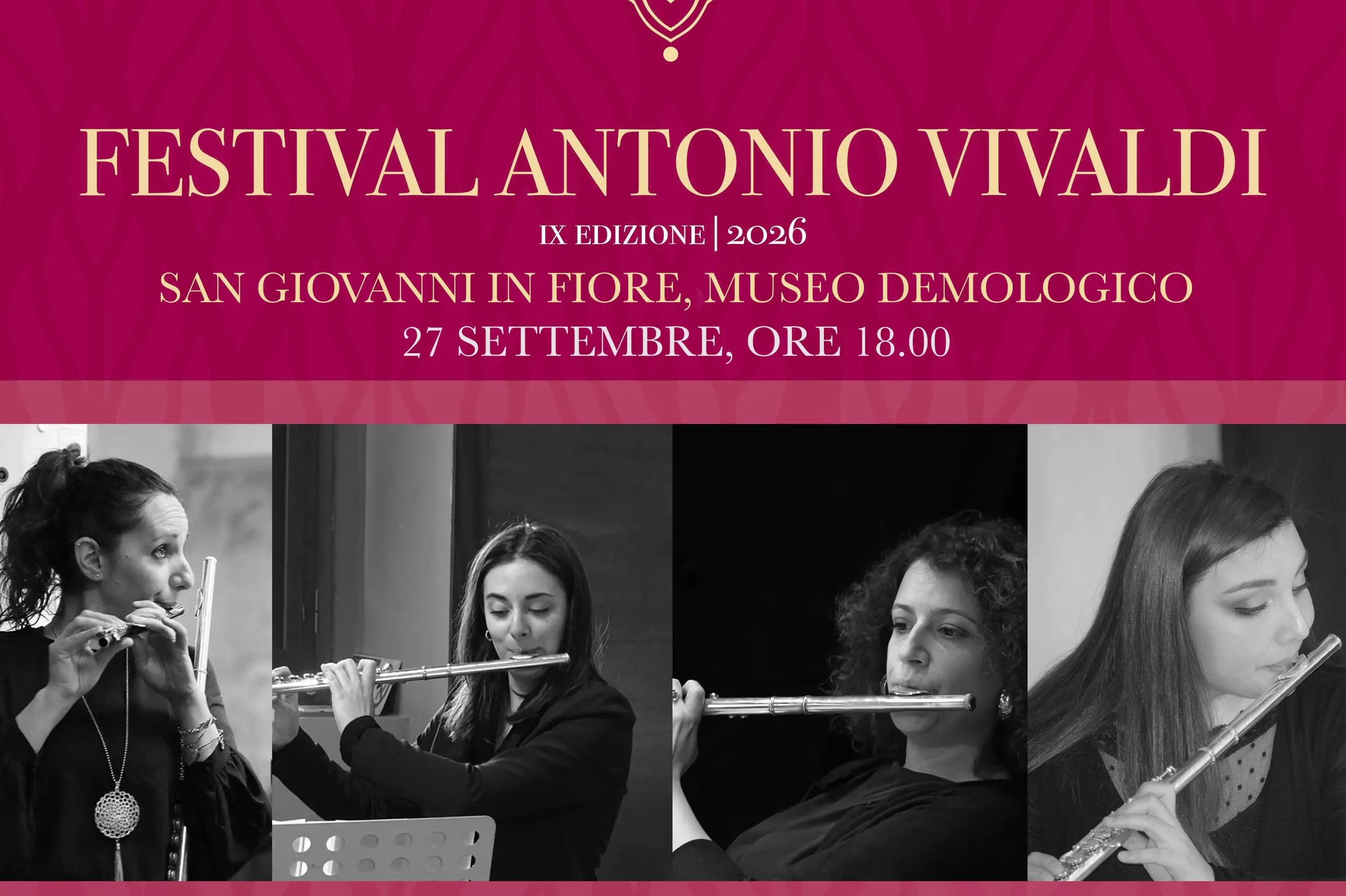Al via la IX edizione del Festival Antonio Vivaldi:\u00A0il concerto inaugurale a San Giovanni in Fiore\n