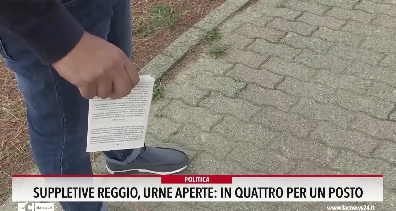 Suppletive Reggio, urne aperte: in quattro per un posto