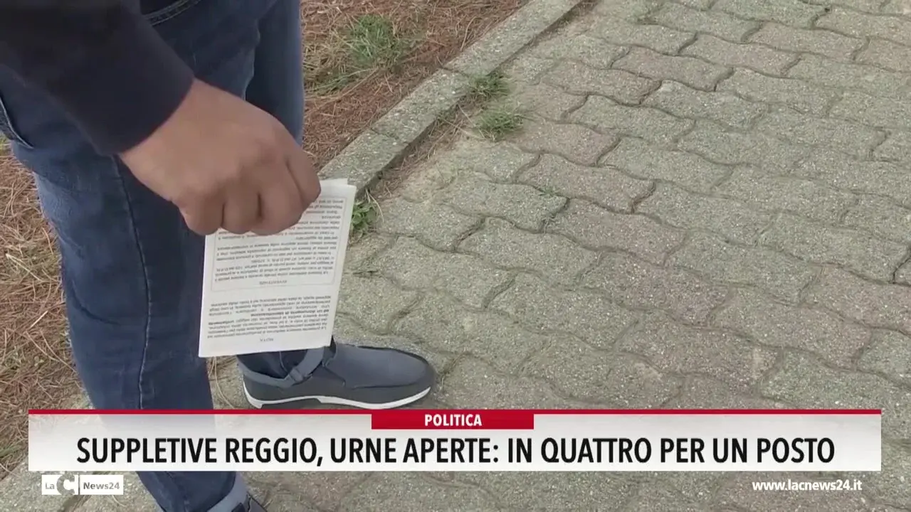 Suppletive Reggio, urne aperte: in quattro per un posto