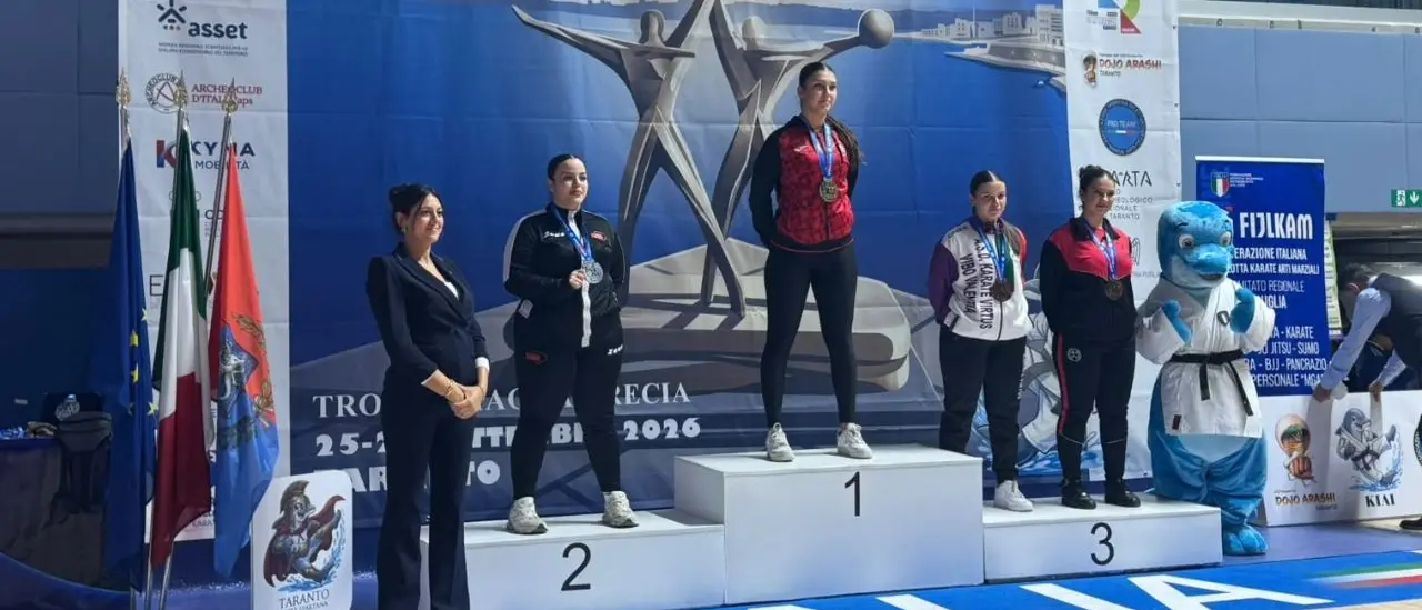 Karate, le atlete della Virtus Vibo Valentia incantano a Taranto: Ilaria Primavera è bronzo nei Juniores\n