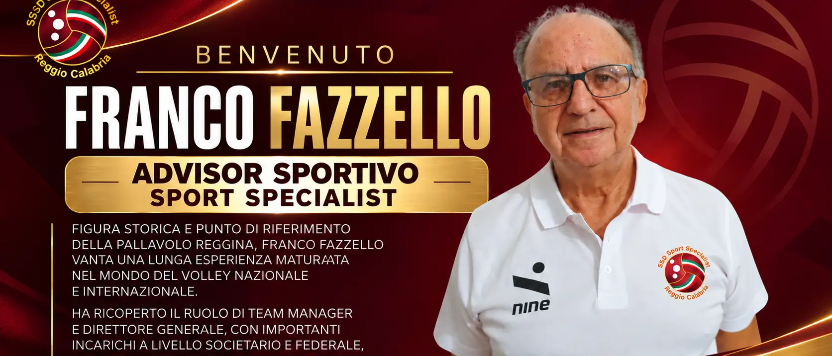 Sport Specialist, Franco Fazzello entra nel club come Advisor sportivo\n