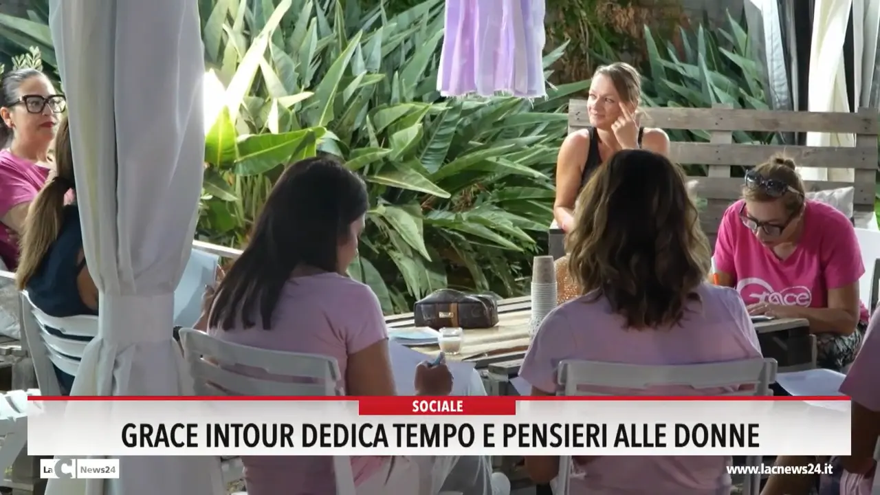 Grace Intour dedica tempo e pensieri alle donne