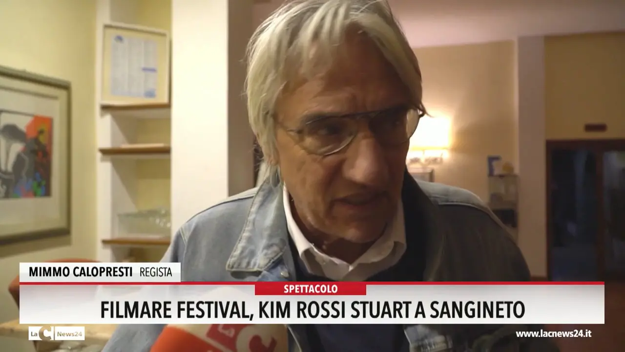 Filmare Festival, Kim Rossi Stuart a Sangineto