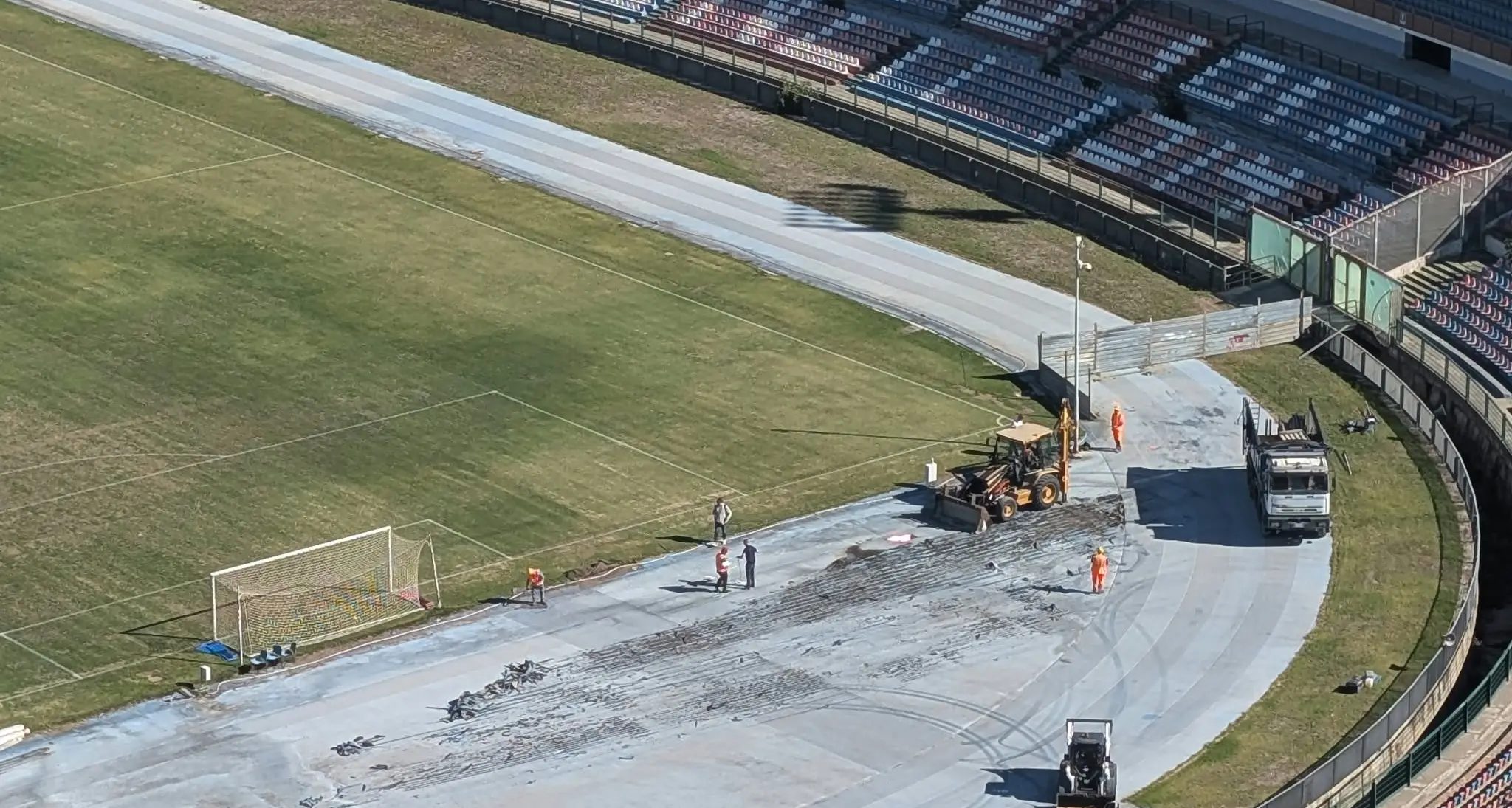 Cosenza, lavori allo stadio Marulla