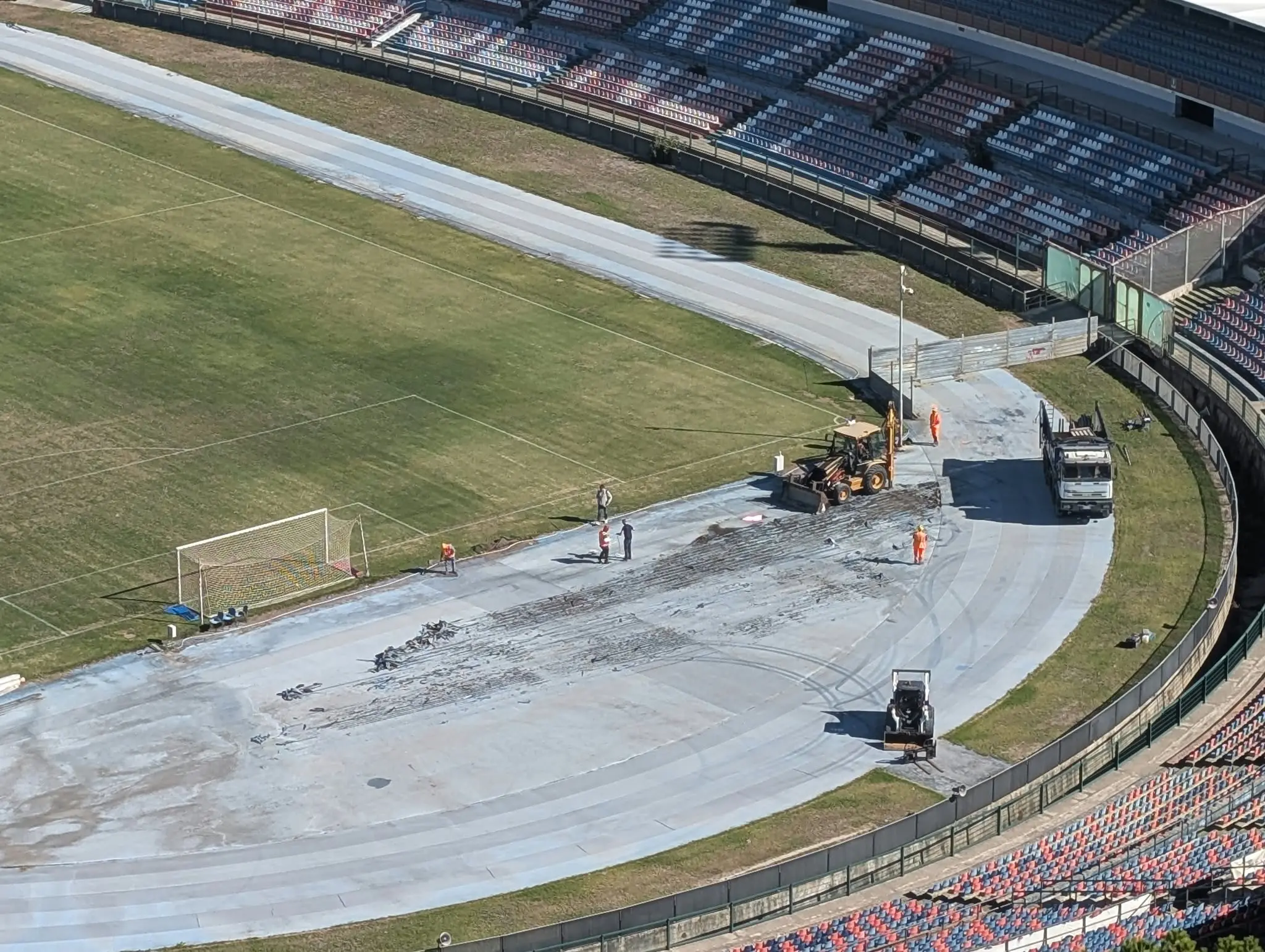 Cosenza, lavori allo stadio Marulla