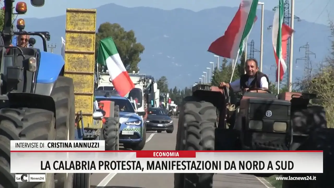 La Calabria protesta, manifestazioni da Nord a Sud