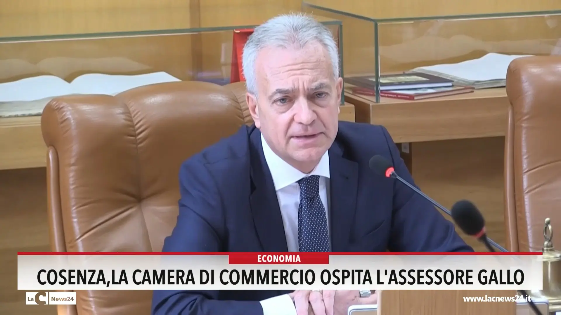 Cosenza, la camera di commercio ospita l'assessore Gallo