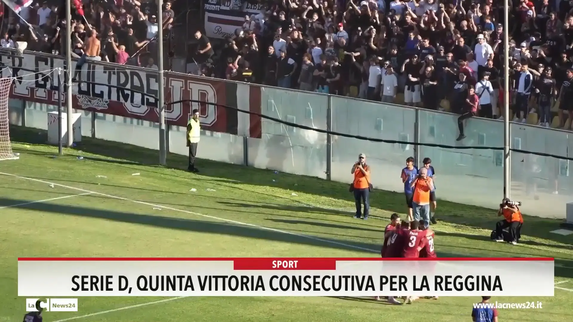 Serie D, quinta vittoria consecutiva per la Reggina