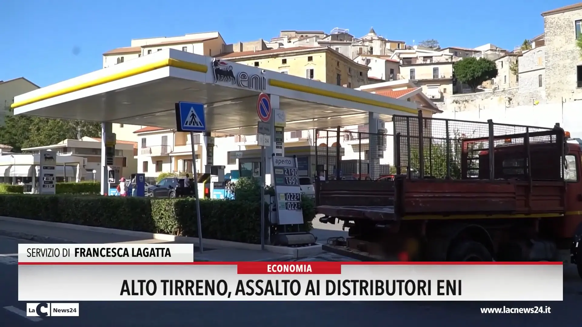 AltoTirreno, assalto ai distributori Eni