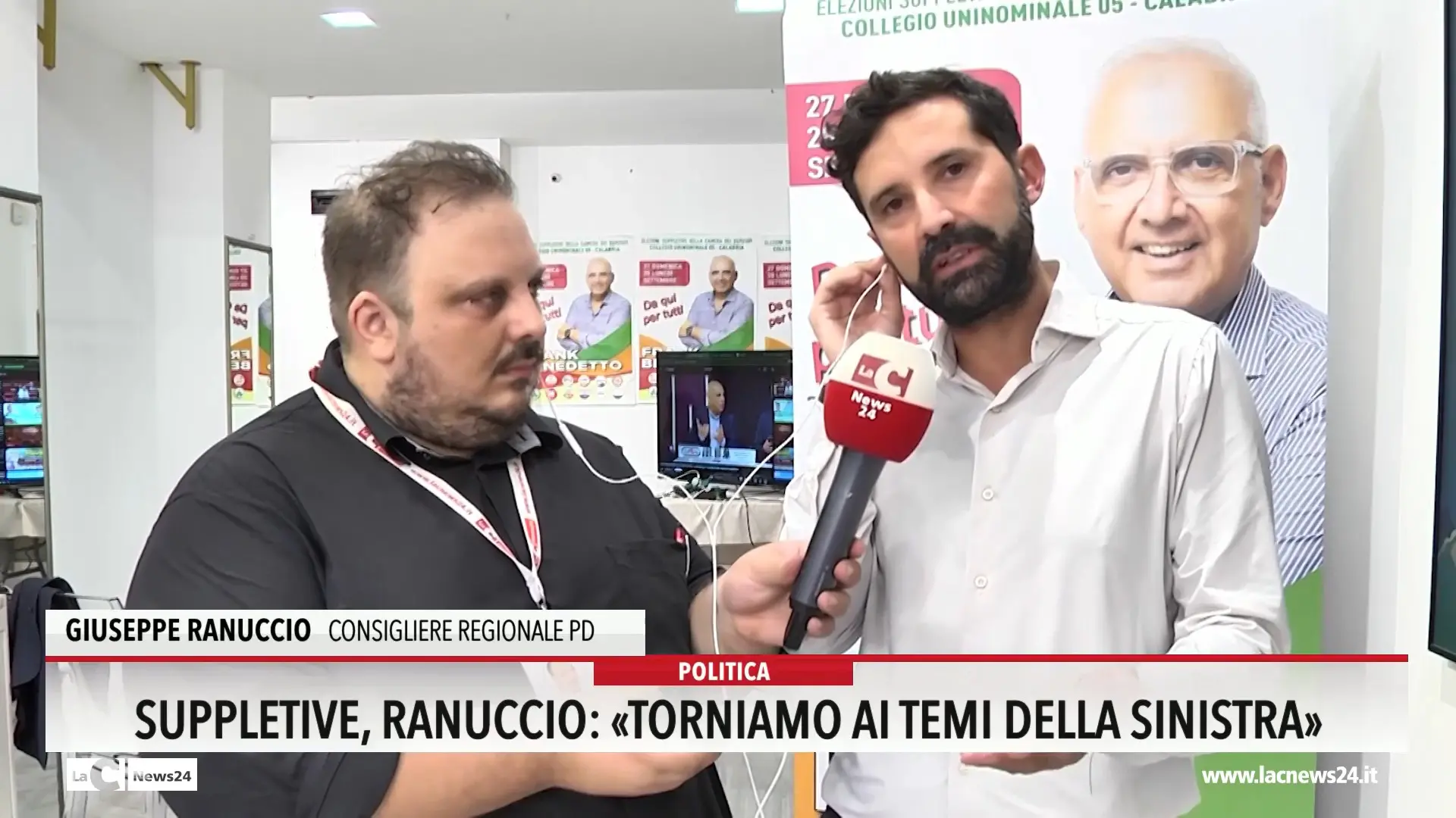 Suppletive, Ranuccio: \"Torniamo ai tempi della sinistra\"