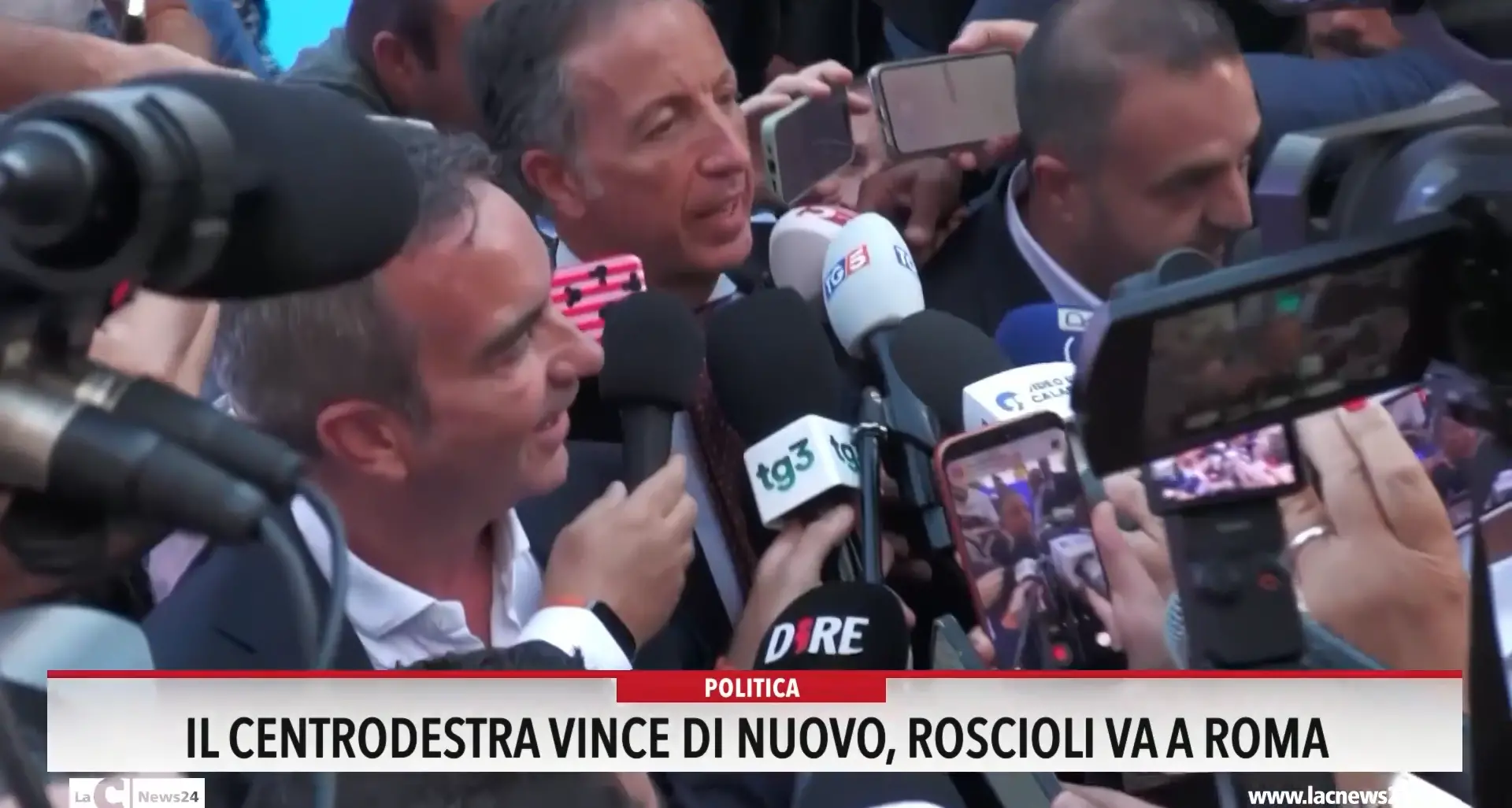 Il centrodestra vince di nuovo, Roscioli va a Roma