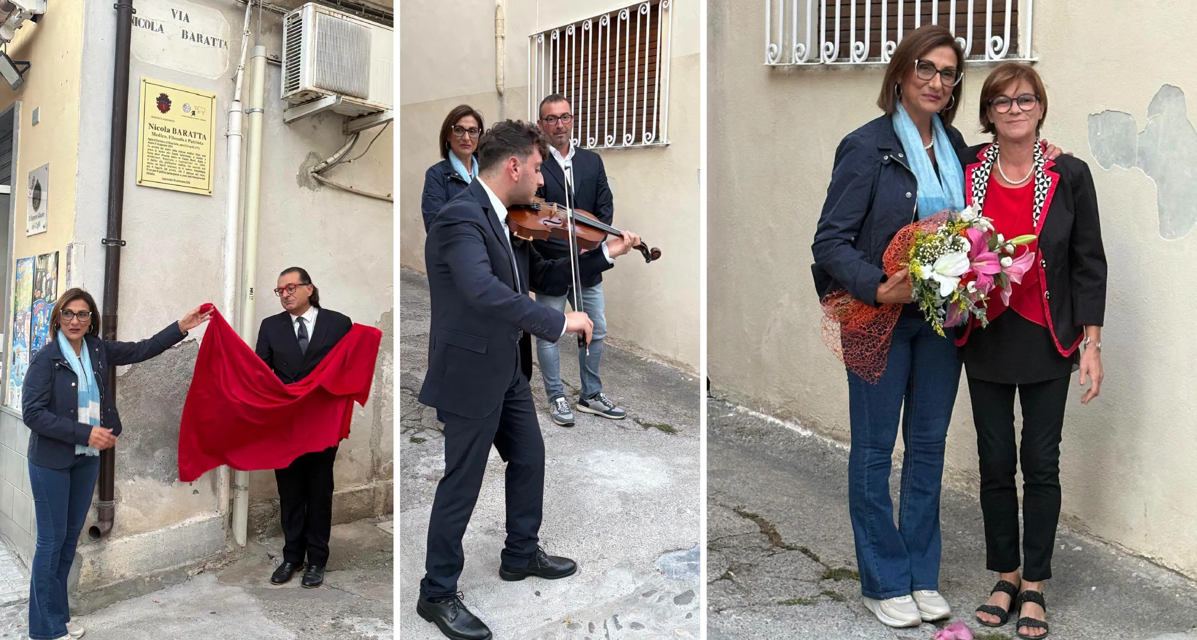 Castrovillari ricorda il medico filosofo e patriota Nicola Baratta, scoperta una targa commemorativa in suo onore