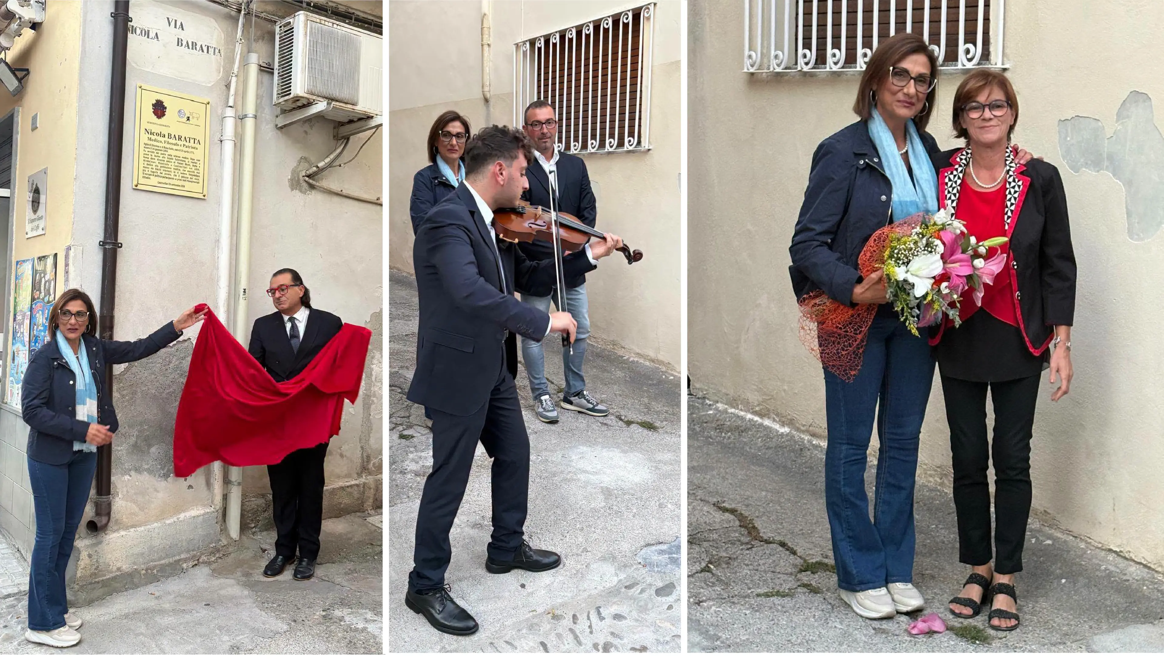 Castrovillari ricorda il medico filosofo e patriota Nicola Baratta, scoperta una targa commemorativa in suo onore