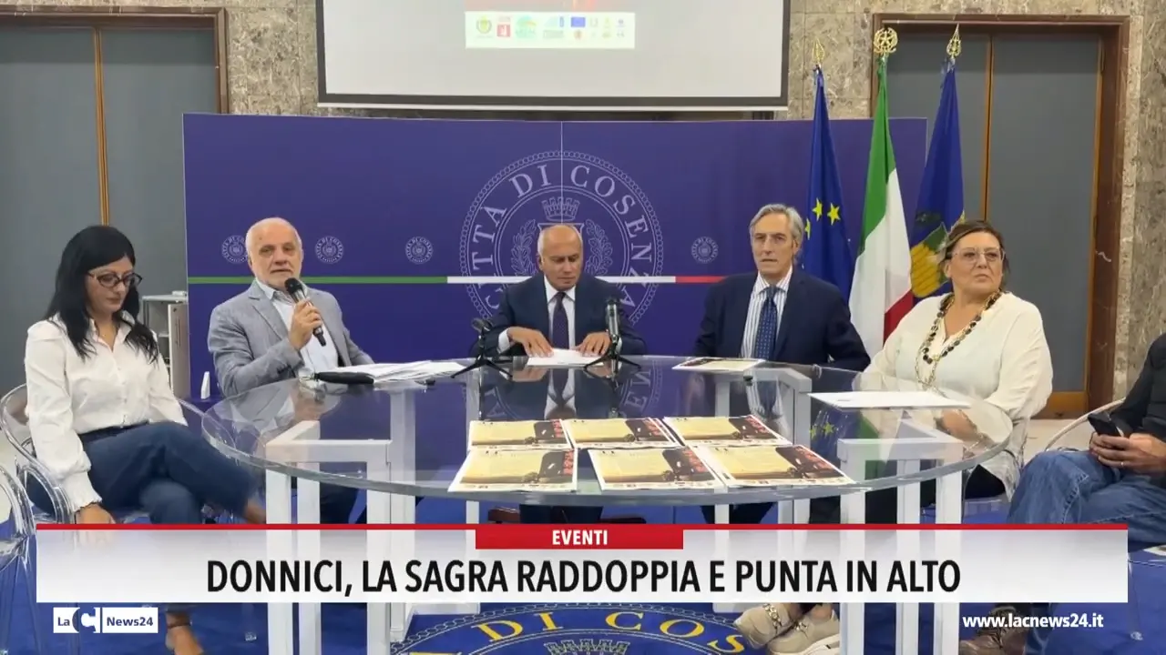 Donnici, la Sagra raddoppia e punta in alto