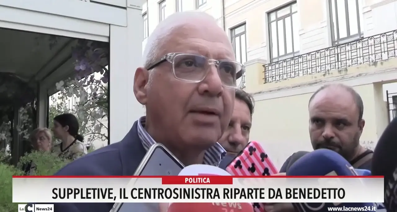 Suppletive, il centrosinistra riparte da Benedetto