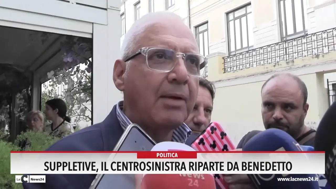 Suppletive, il centrosinistra riparte da Benedetto