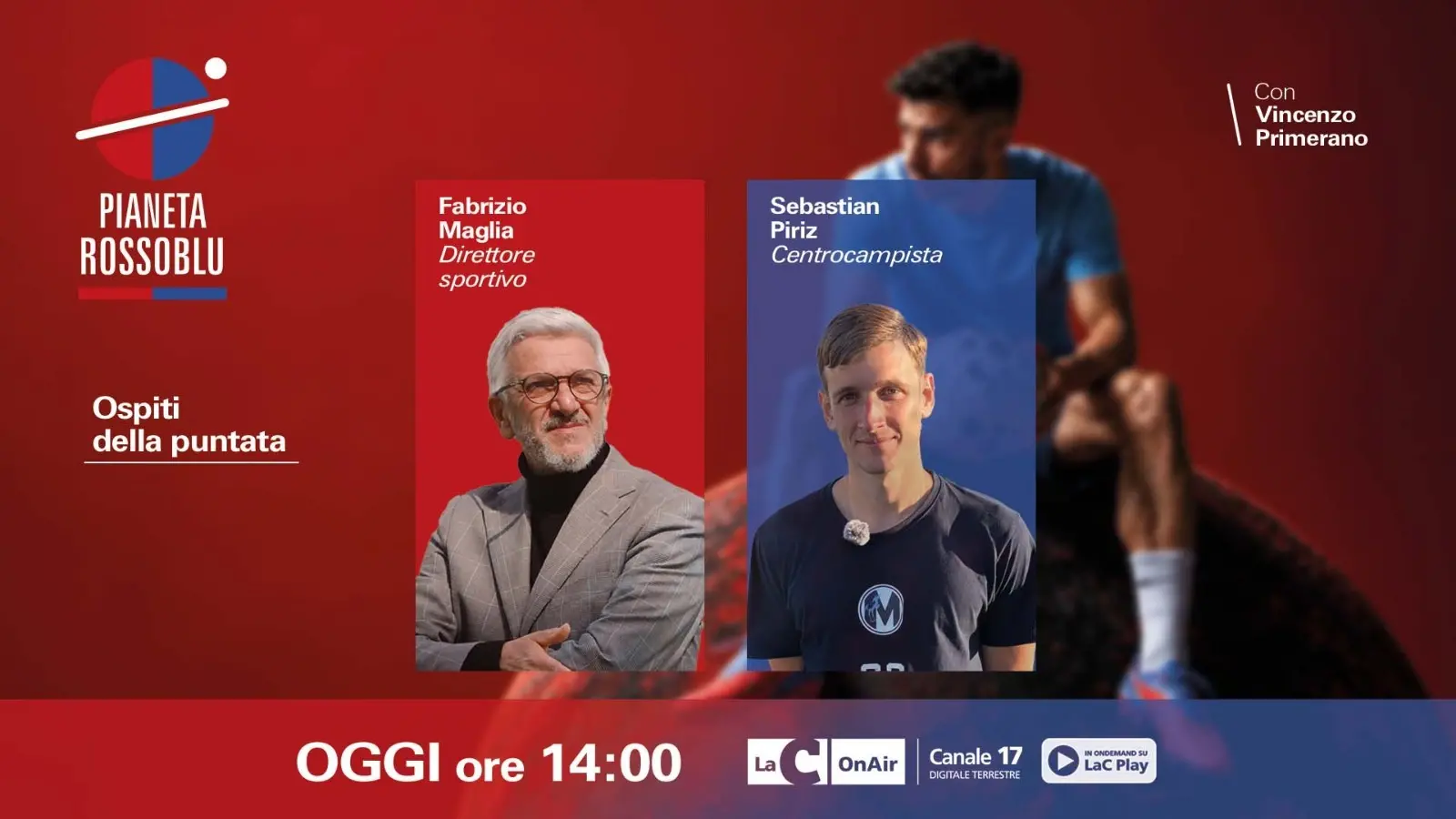 Oggi alle 14 debutta “Pianeta Rossoblù”, il nuovo programma LaC dedicato alla Vibonese\n