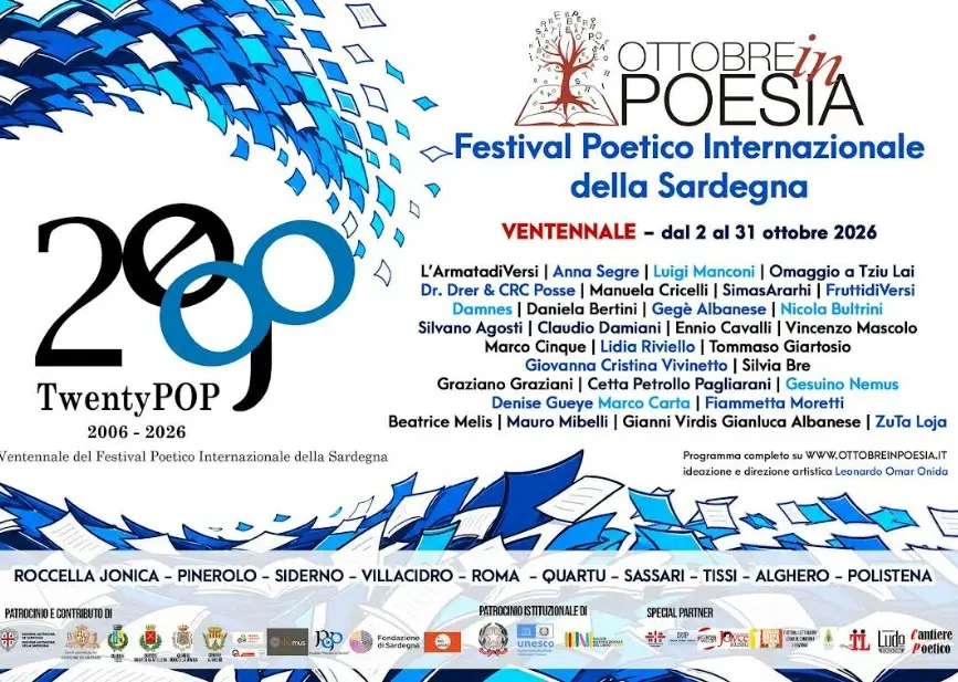 Ottobre in poesia, Roccella celebra i 20 anni del Festival con due eventi all’ex Convento dei minimi\n