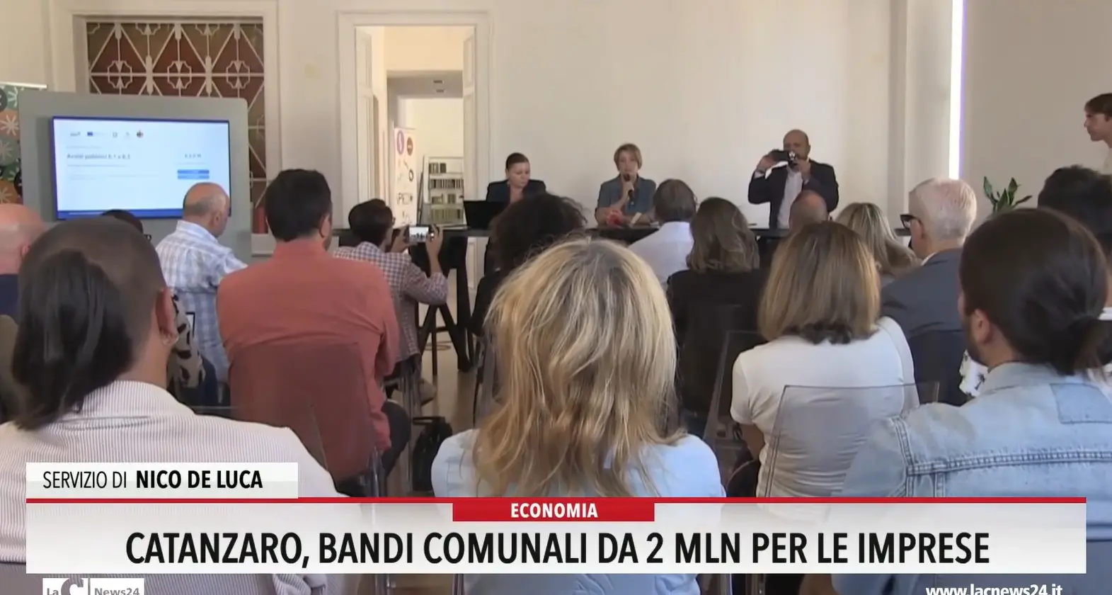 Catanzaro, bandi comunali da 2 mln per le imprese