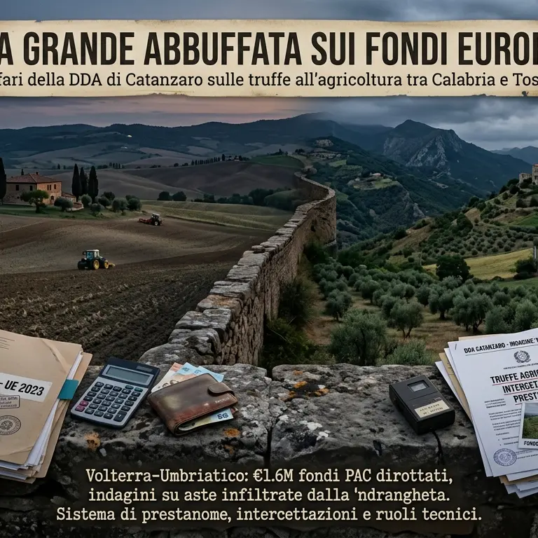 La grande abbuffata sui fondi europei: i fari della Dda di Catanzaro sulle truffe all’agricoltura tra Calabria e Toscana
