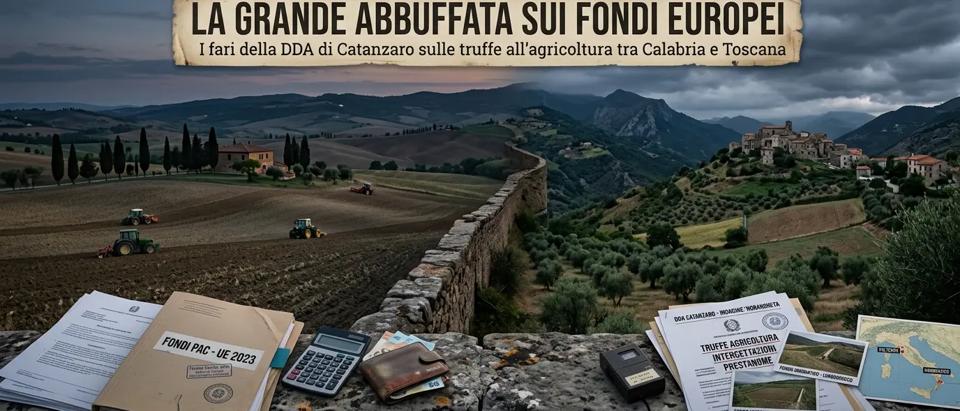 La grande abbuffata sui fondi europei: i fari della Dda di Catanzaro sulle truffe all’agricoltura tra Calabria e Toscana
