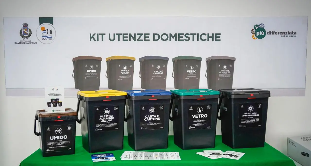 Belvedere Marittimo, porta a porta nelle contrade dal 1° ottobre: sospeso il sacchetto blu\n