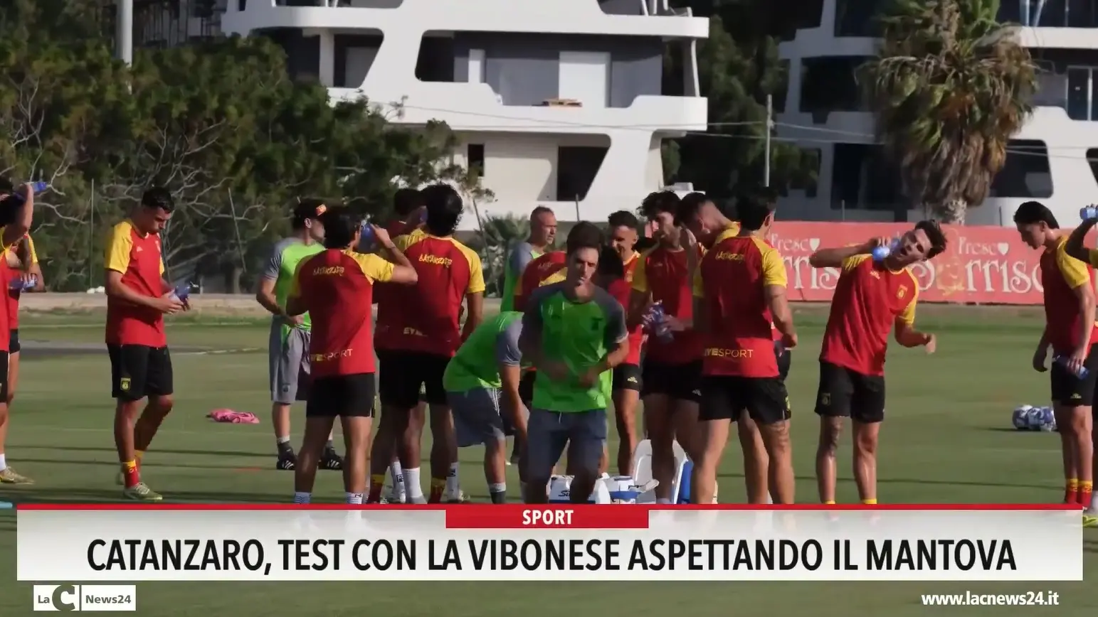 Catanzaro, test con la Vibonese aspettando il Mantova