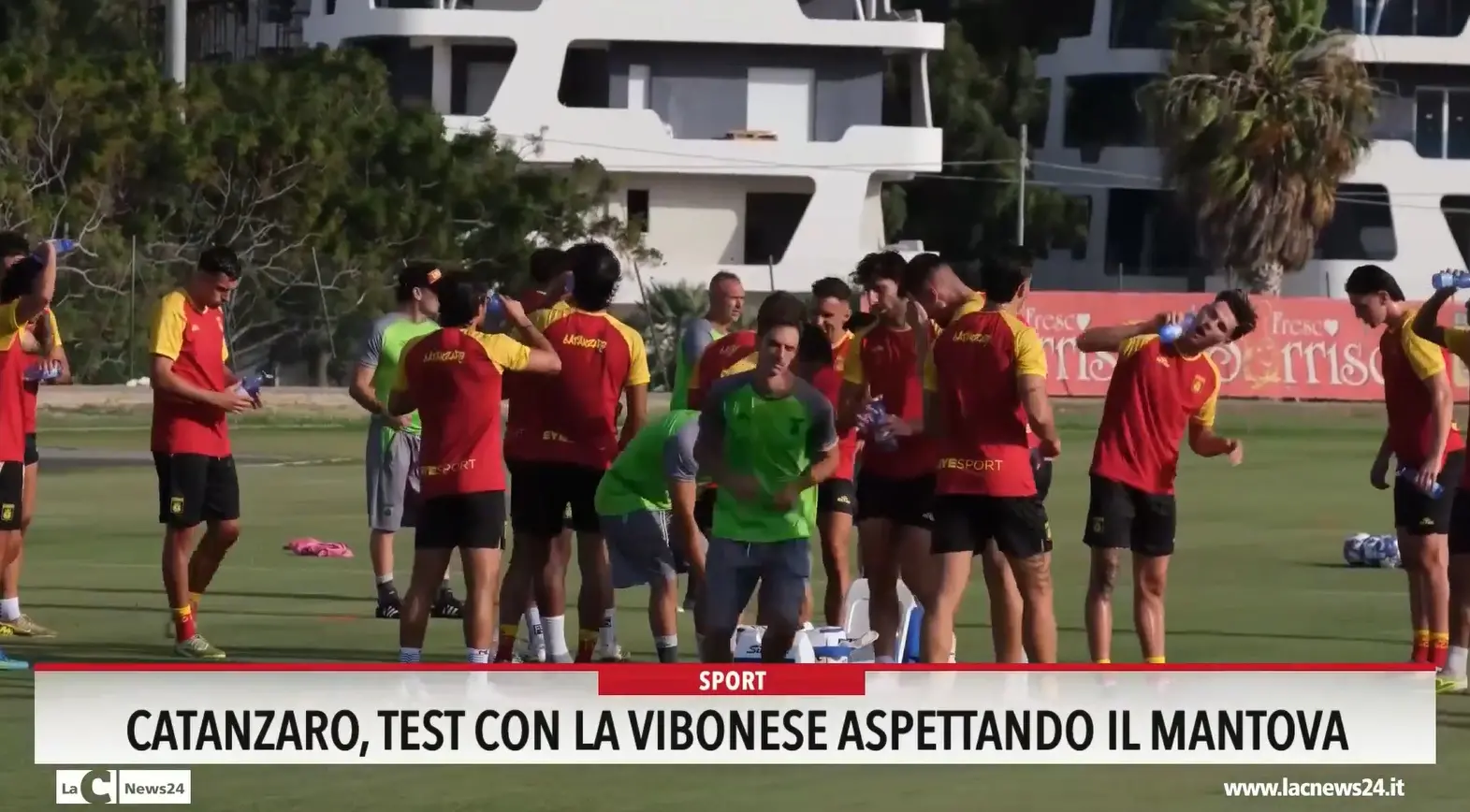 Catanzaro, test con la Vibonese aspettando il Mantova