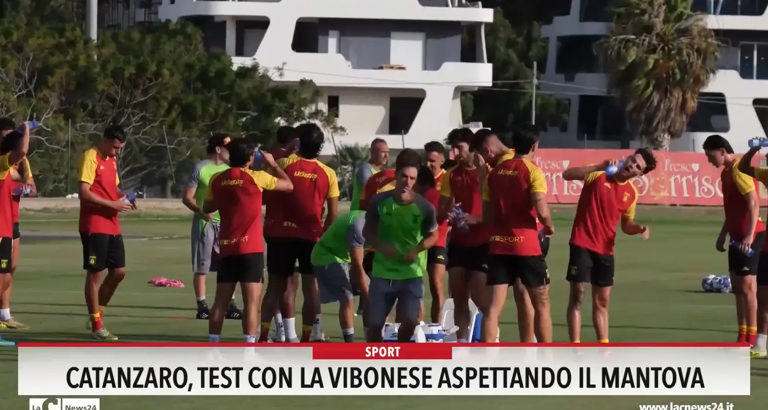 Catanzaro, test con la Vibonese aspettando il Mantova