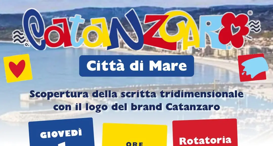 Catanzaro Città di mare: domani al Porto la scopertura della nuova installazione del brand turistico\n