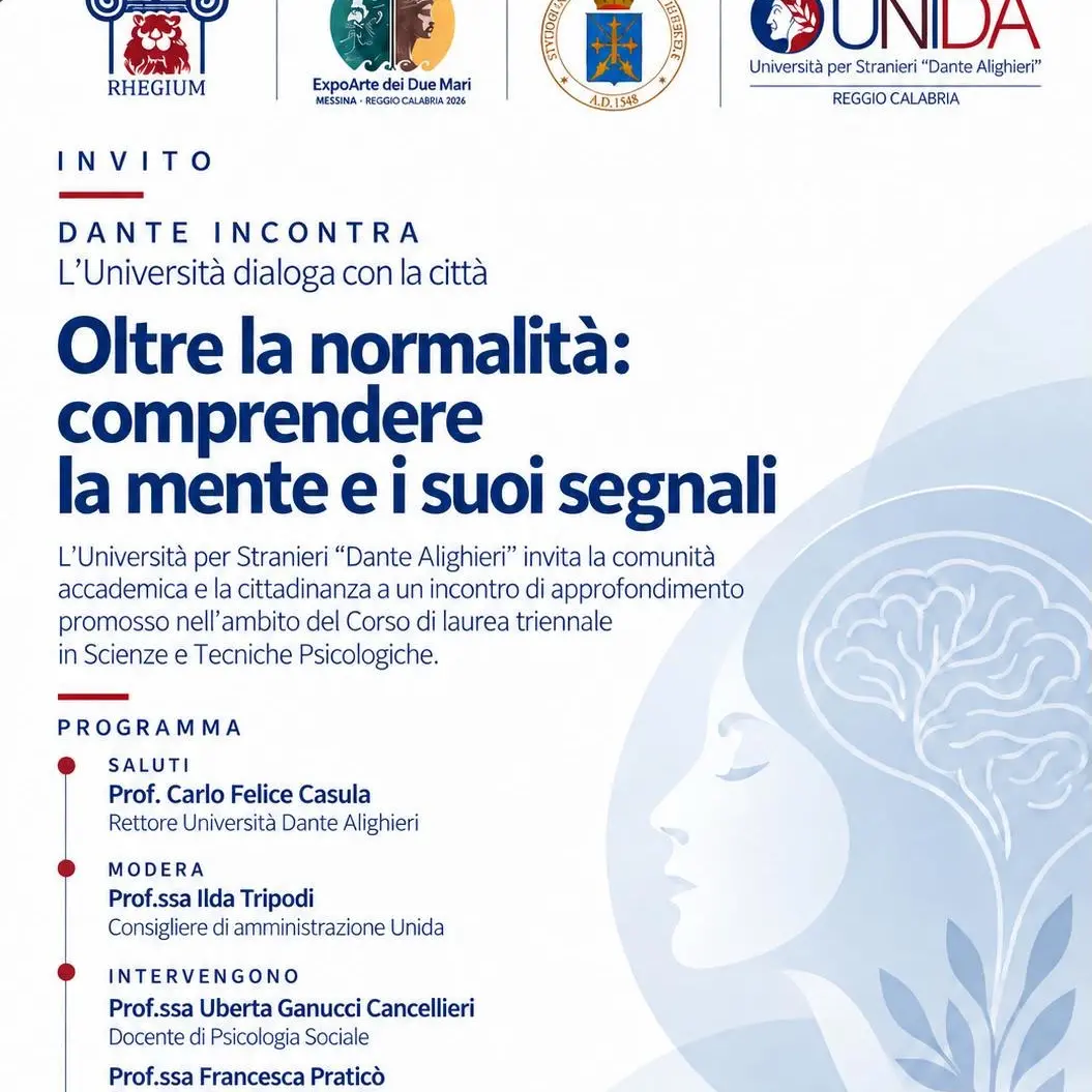 “Dante Incontra” apre l’Università alla città: dalla mente ai segnali del disagio, un nuovo spazio di confronto tra ricerca e comunità\n